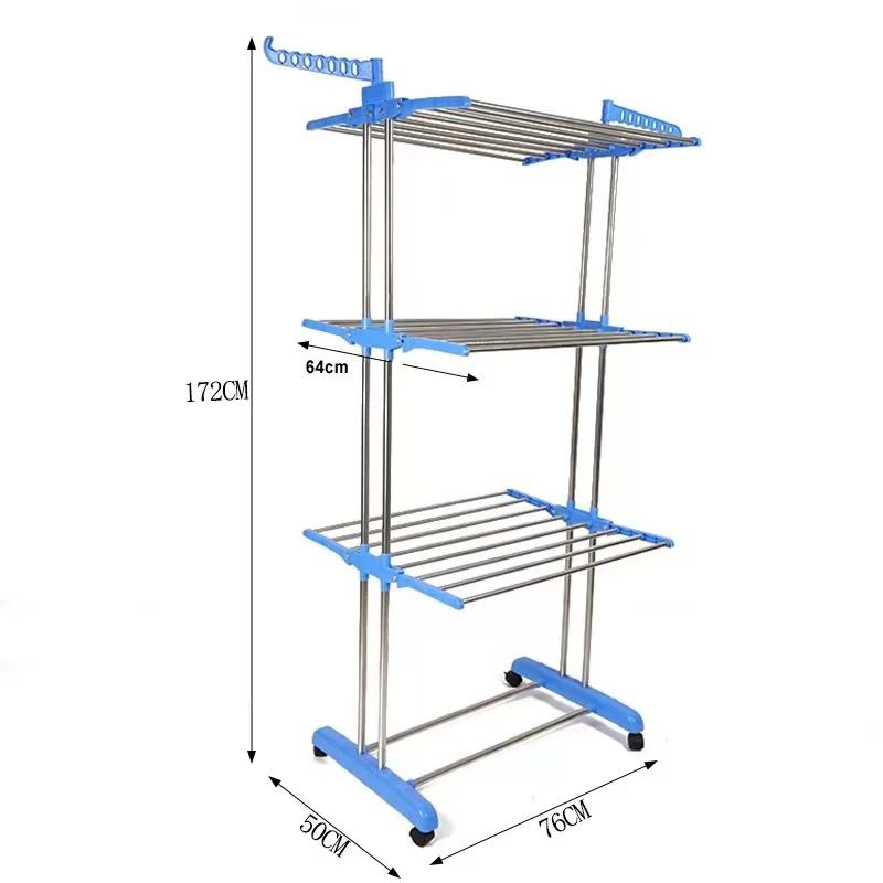 Tendedero Ropa Perchero Plegable Colgado
